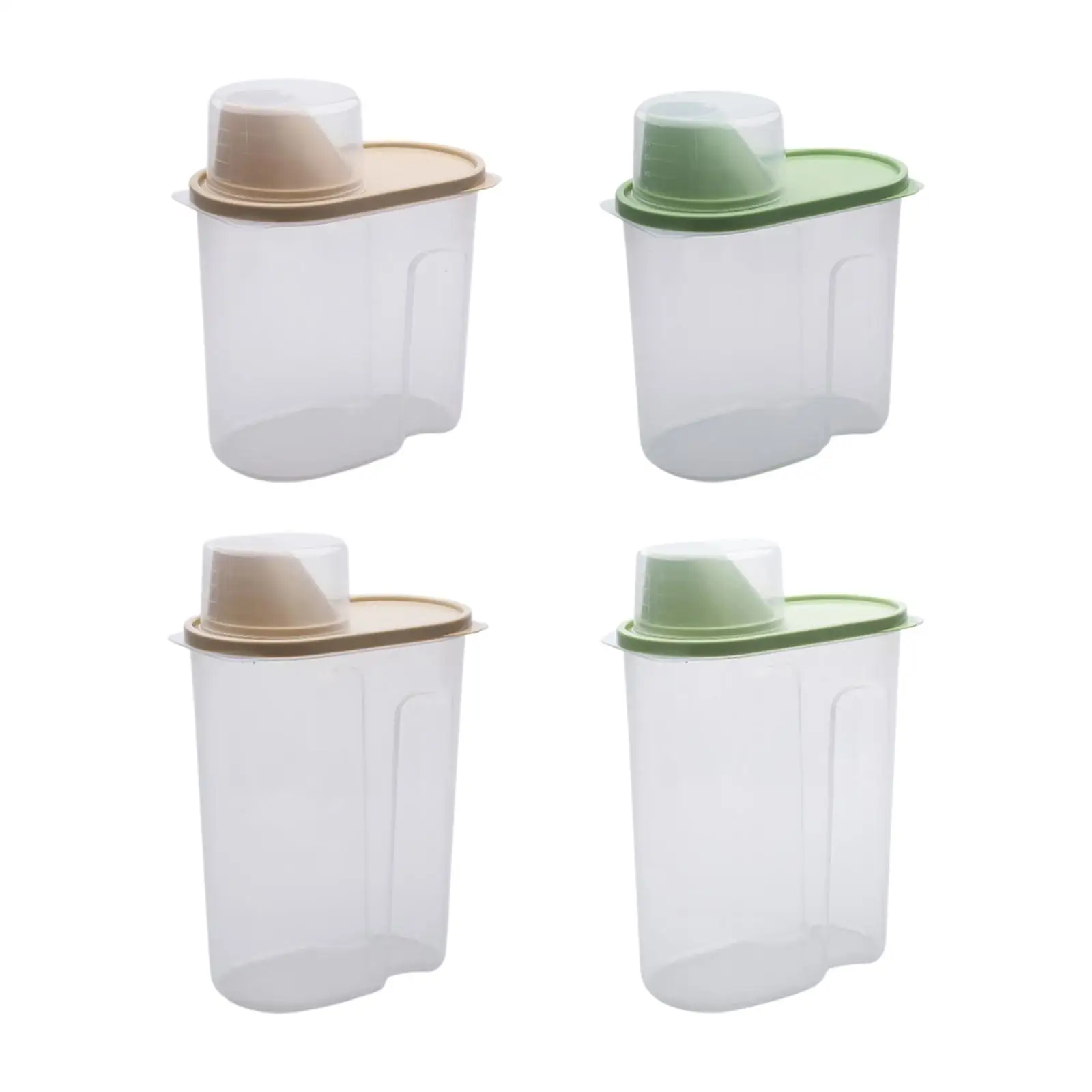 Dry Food Storage Container Pantry Organization for Grain Pasta Cookies