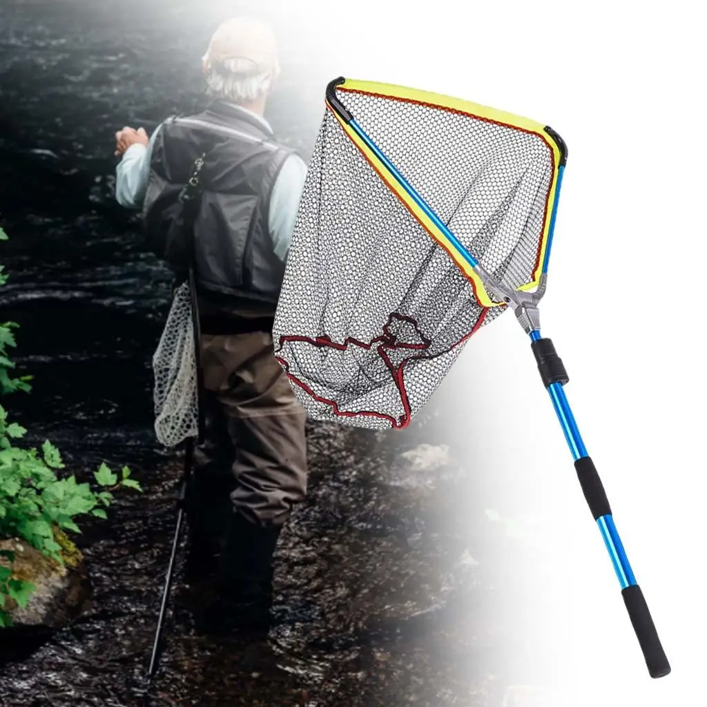 Quick Folding Telescopic Fishing Landing Net Retractable 200cm Fishing Nets