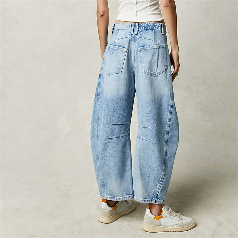 Title 30, Cropped Jeans for Women y2k Aesthetic Solid Col...