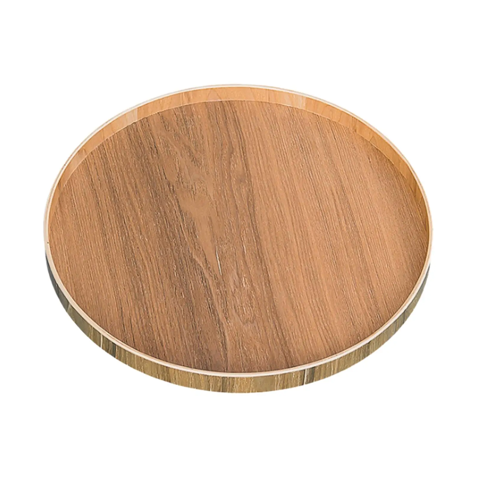 Round Serving Tray Snack Candies Plate Party Serving Platter for Bathroom Table Centerpiece Cabinet Kitchen Dining Table