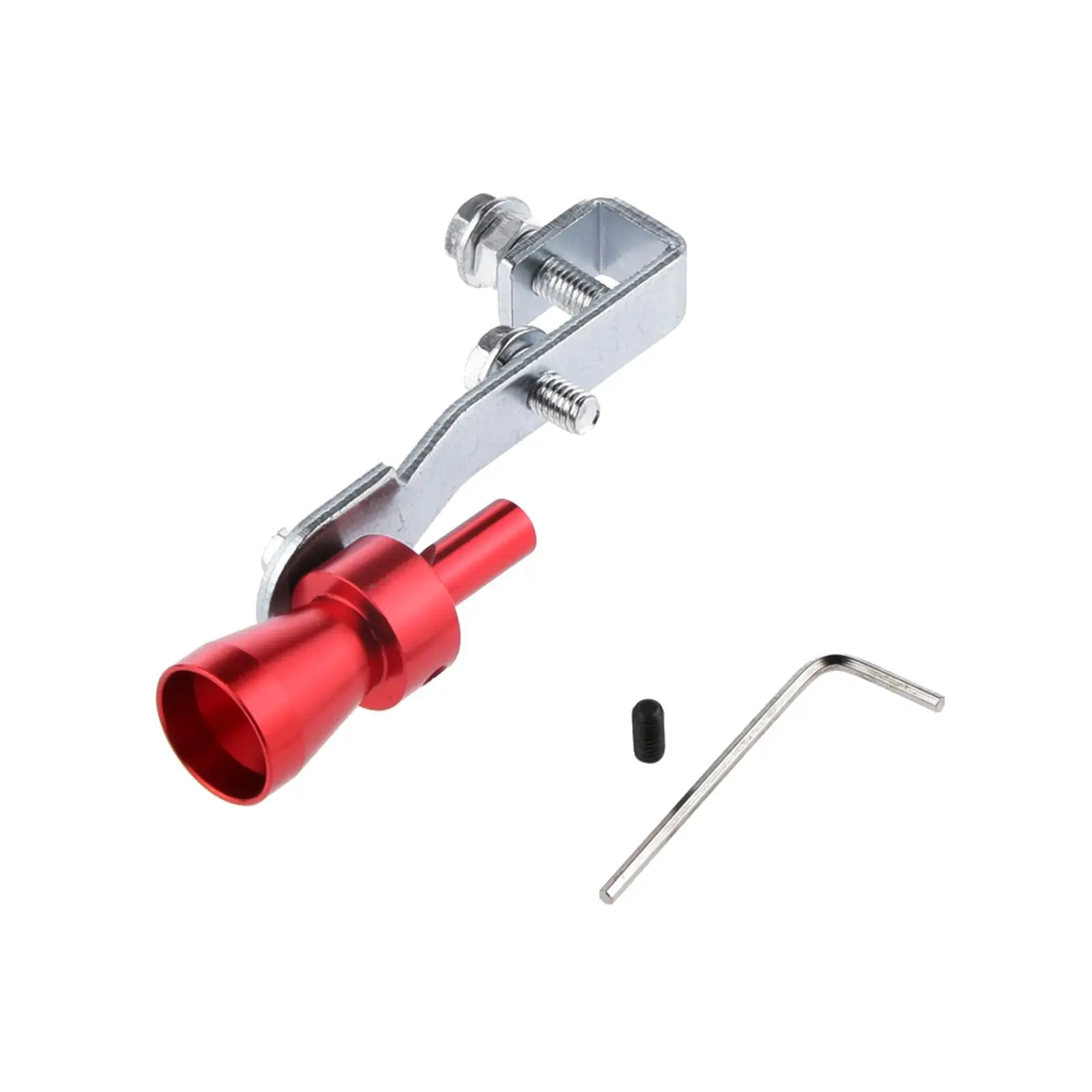 Exhaust Pipe Sound Whistle Simulator Whisler Red Size S