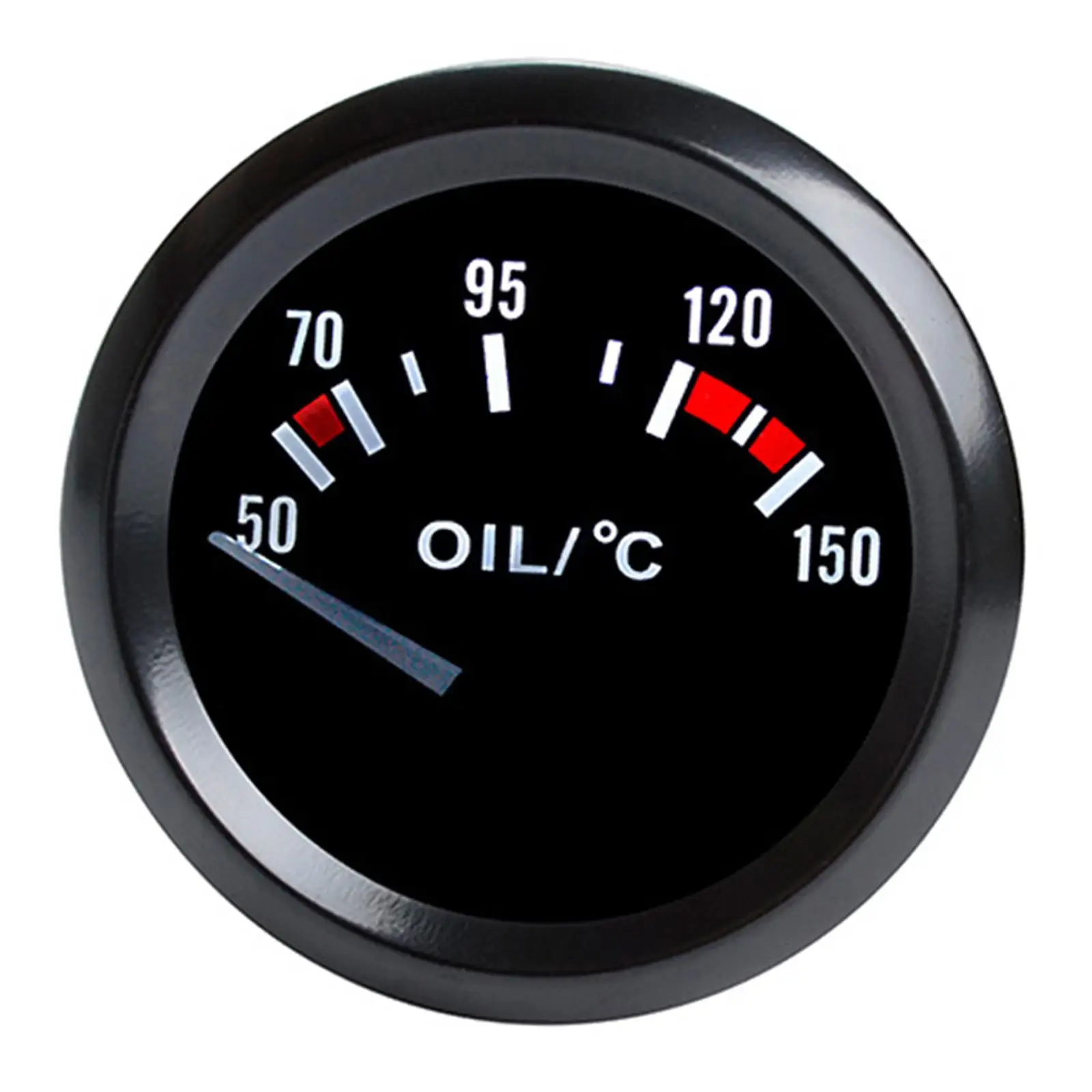 Oil Temp Gauge Replaces LED Display Premium Spare Parts 2 inch Oil Temperature Gauge 52mm for Truck Vehicle Car Automotive