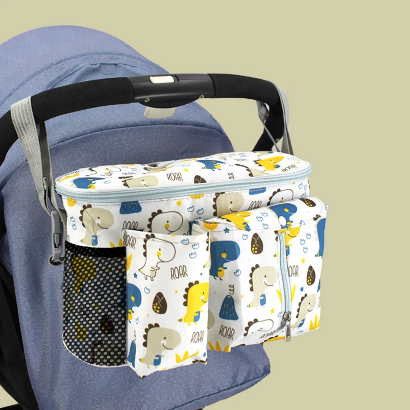 Baby Stroller Organizer Bag Multipurpose Detachable Stability for Baby Cart