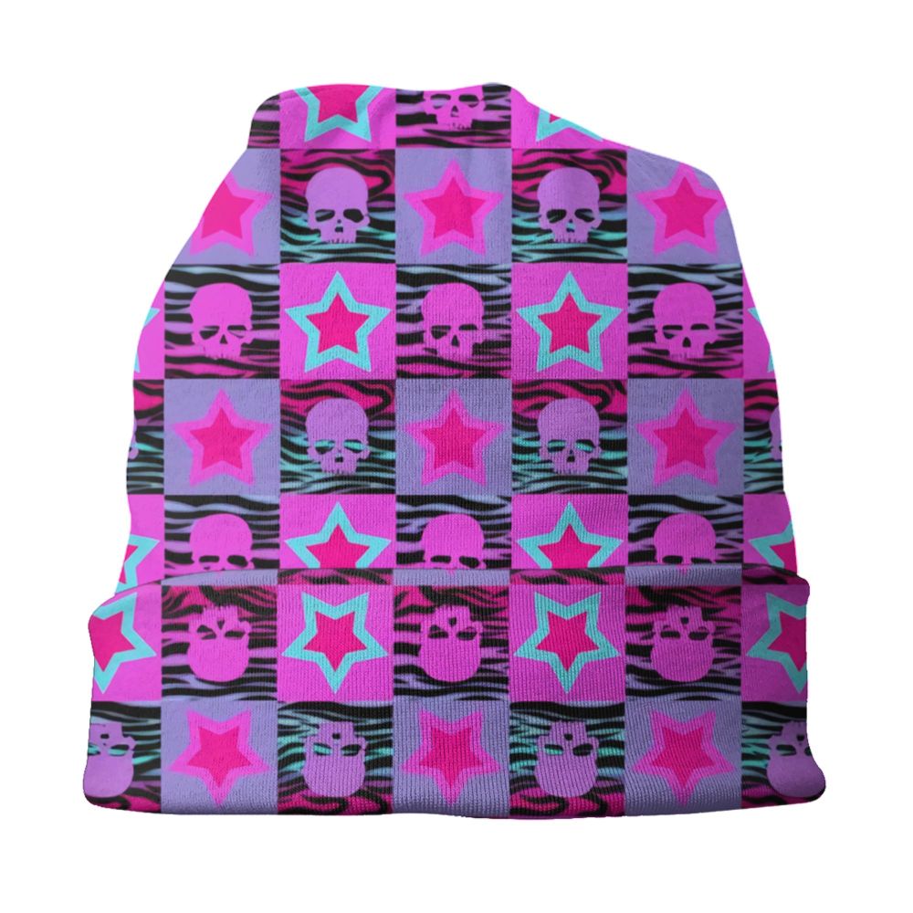 Benutzerdefinierte Schädel Druck Motorhaube Hüte Straße Stricken Hut Für Frauen Männer Winter Warme Horror Skeleton Tod Skullies Beanies Caps – Detail 39