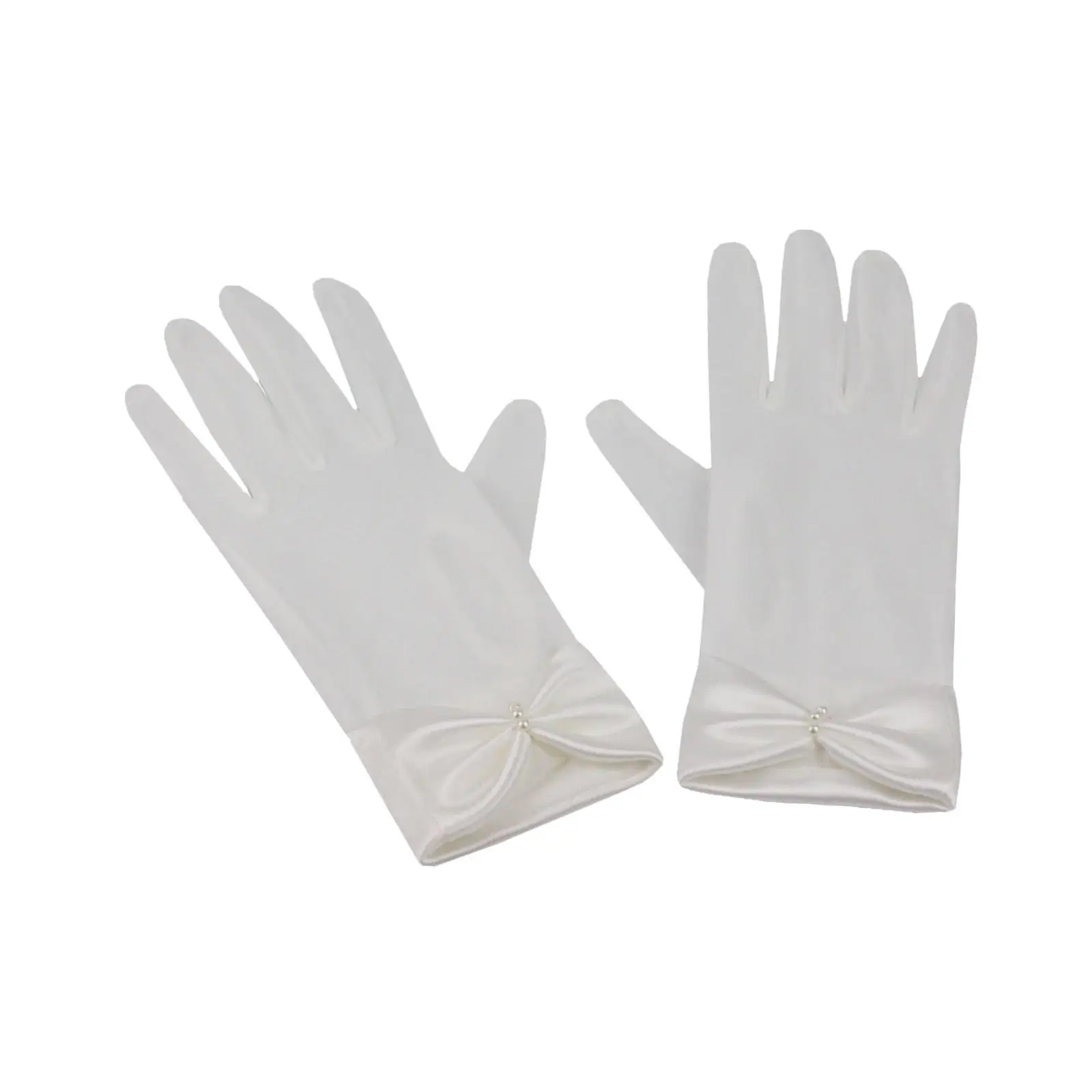 Wrist Length Gloves Party Gloves Props Costume Accessories 2 Pieces Short Gloves for