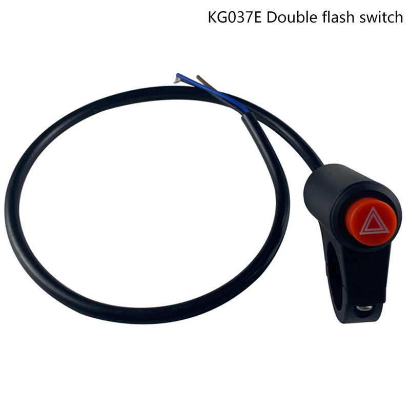 Motorrad Schalter Gefahr Licht Taste Kabel Elektrische Fahrzeug Doppel Flash Warnen Notfall Lampe Signal Blinker Rot Anzeige Licht – Detail 2