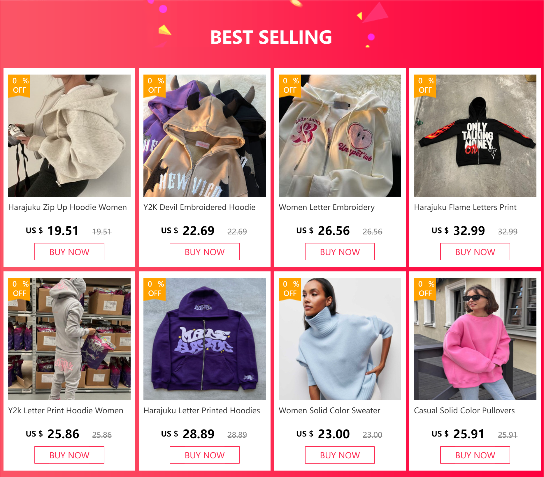 Goth Letter Printed Hoodie Women Harajuku Retro Long Sleeve Zip Up  Sweatshirt Female Hip Hop Loose Hooded Clothes Y2k Streetwear - Hoodies u0026  Sweatshirts - AliExpress