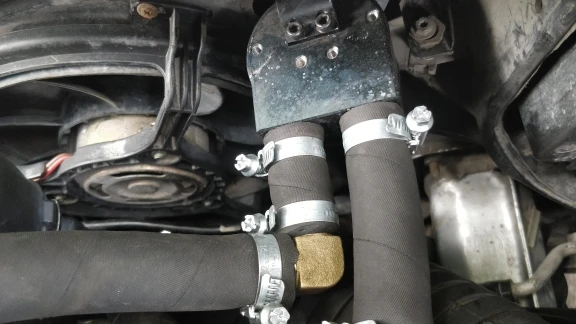 Tanque de captura de aceite VOLM de aleación de aluminio en color negro