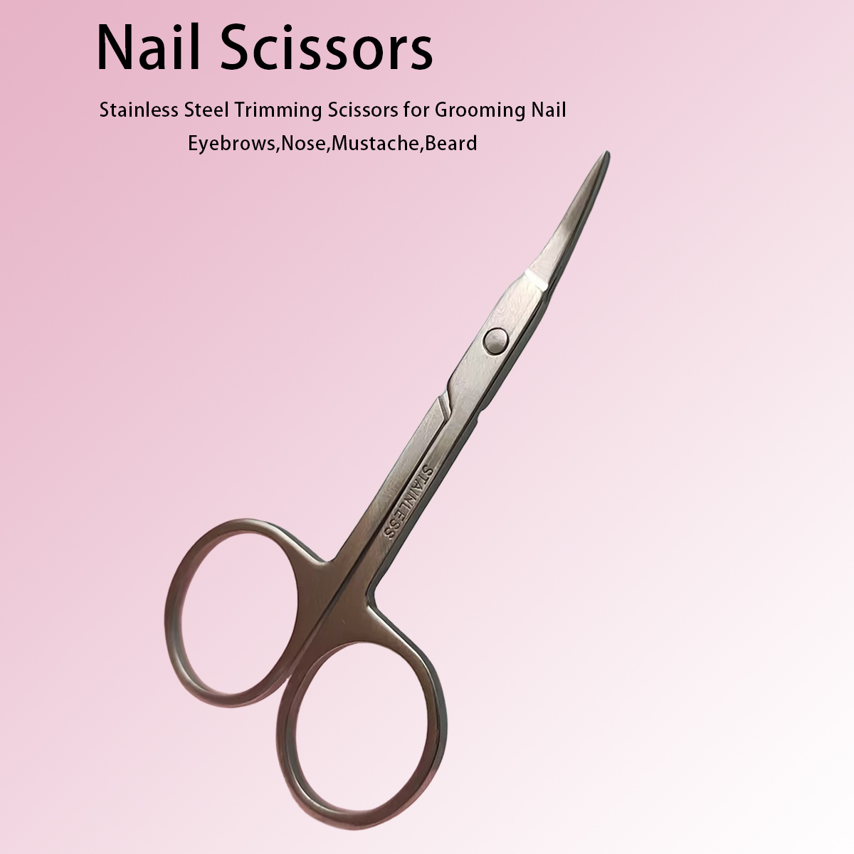 Best of EasyNail 1pcs Set Mirror Surface Straight Curve Head Professional Cuticle Manicure Pedicure Nails Scissors Eyebrow Nose Hair Reviews & Tips