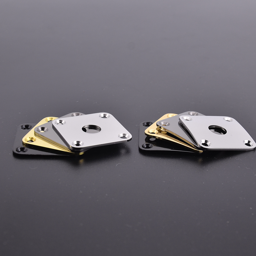 Flat / Curved Stainless Steel Jack Plate( Made in Japan by GOTOH) With Epi Output Jack(made in korea) For Electric Guitar Bass