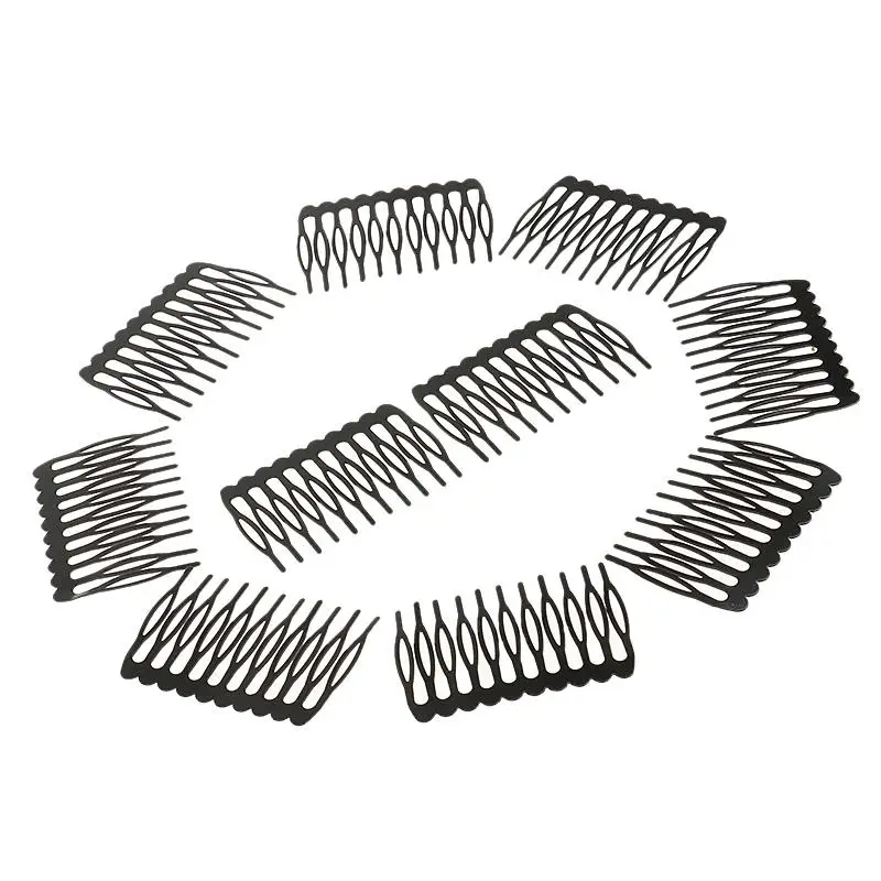 0pcs  Combs for Making  Hair Combs Comfortable Metal Professional 