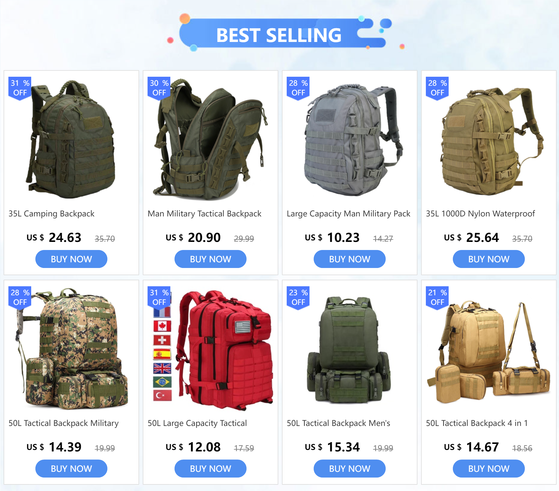 náilon militar mochila tático ao ar livre prova dwaterproof água esportes acampamento caminhadas pesca caça saco mochila