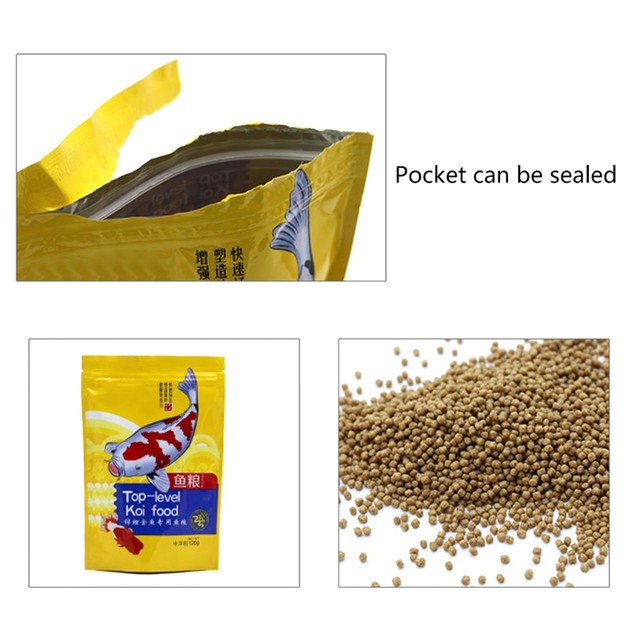 Goldfish Koi - 1.5mm 3mm 5.5mm Granules Spirulina Fish Food for