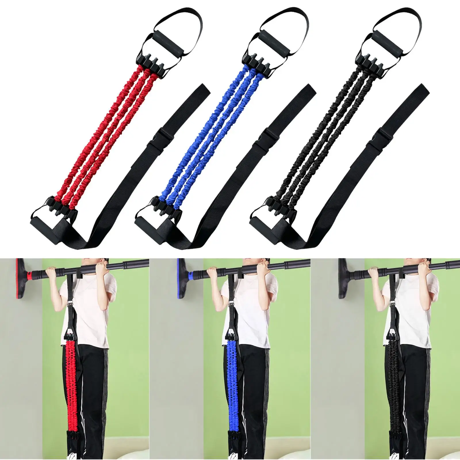 outdoorfashion Heavy Duty Chin up Assistance Band Adjustable for Body Stretching