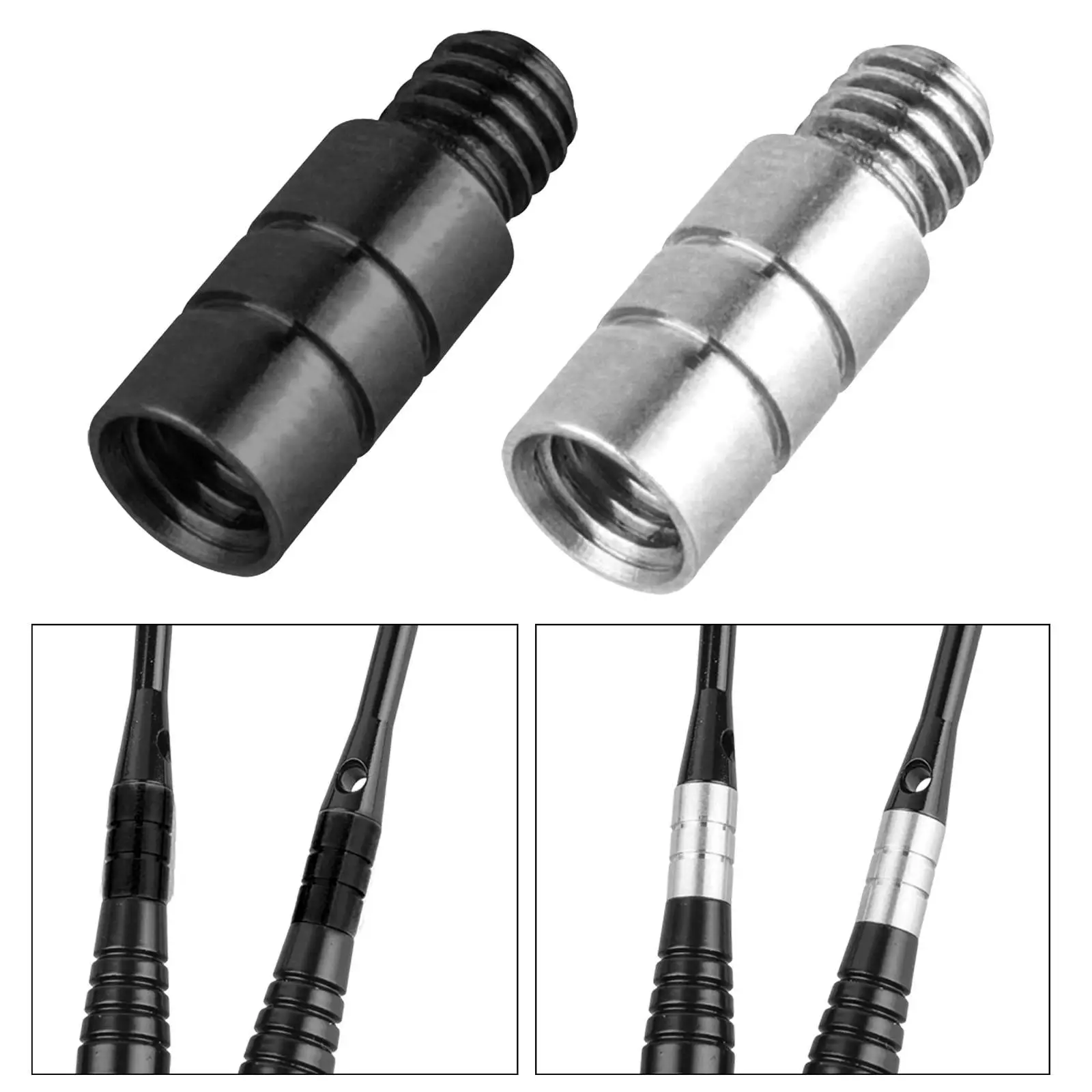 5x Metal Darts Weight Equipment Accentuators Adjuster 2BA Thread Weight Gain Darts Counterweight for Professionals and Beginners