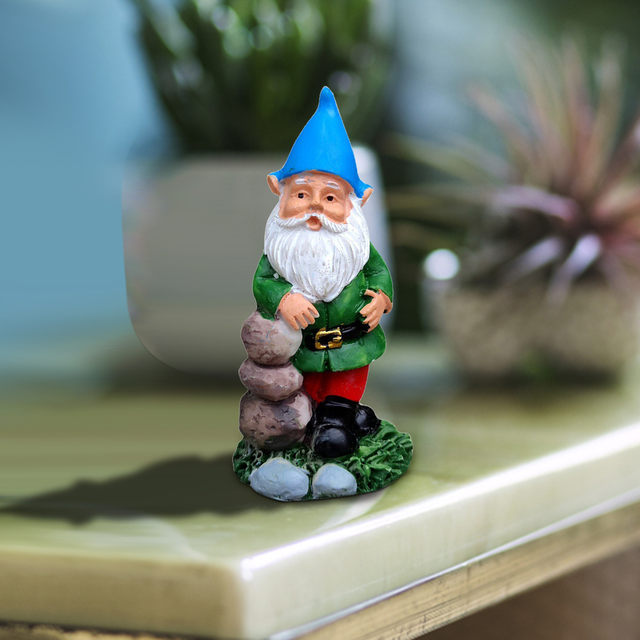 Miniature Fairy Garden Gnomes Figurines Set Resin Animals Mini