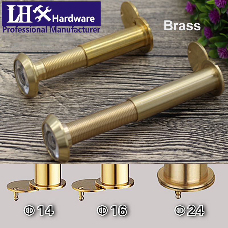 Description Picture 3 of itemBrass Door Peephole Viewers for Home Security 14-24mm Diameter 35-110mm Thickness Gate Hardware DIY YP294 i