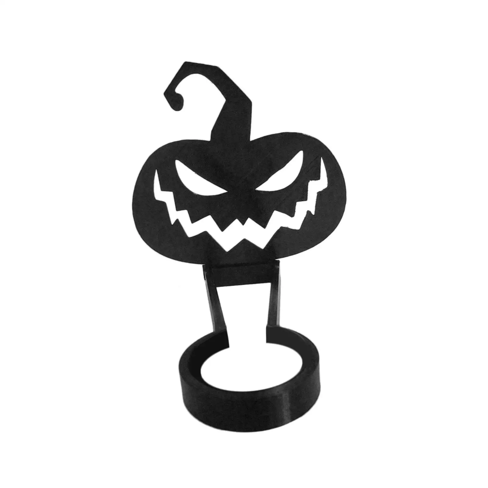 Silhouette Candle Holder Artwork Ornament Multipurpose Halloween Horror