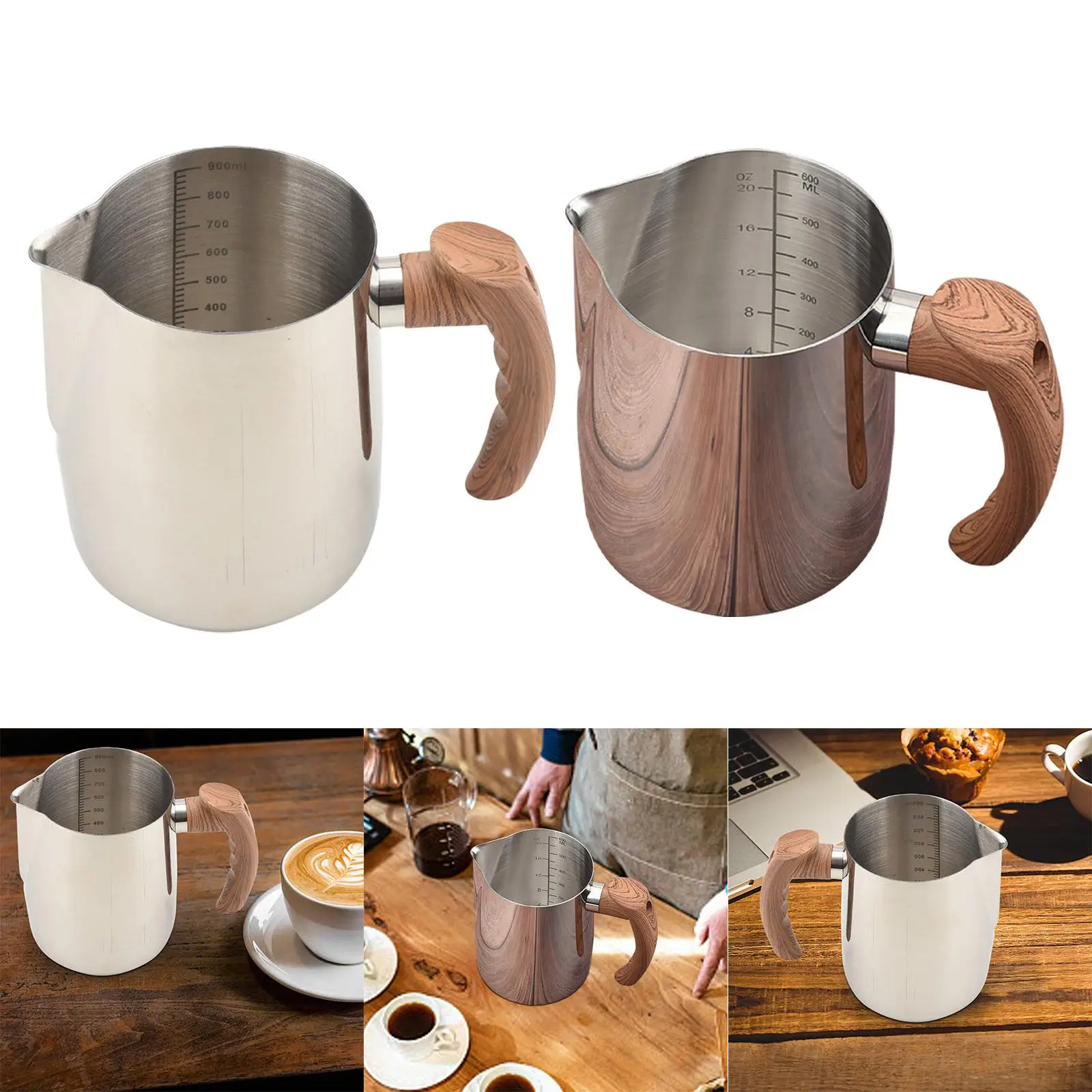 Milk Frothing Mug Milk Frothing Jug Espresso Steaming Cups for Party