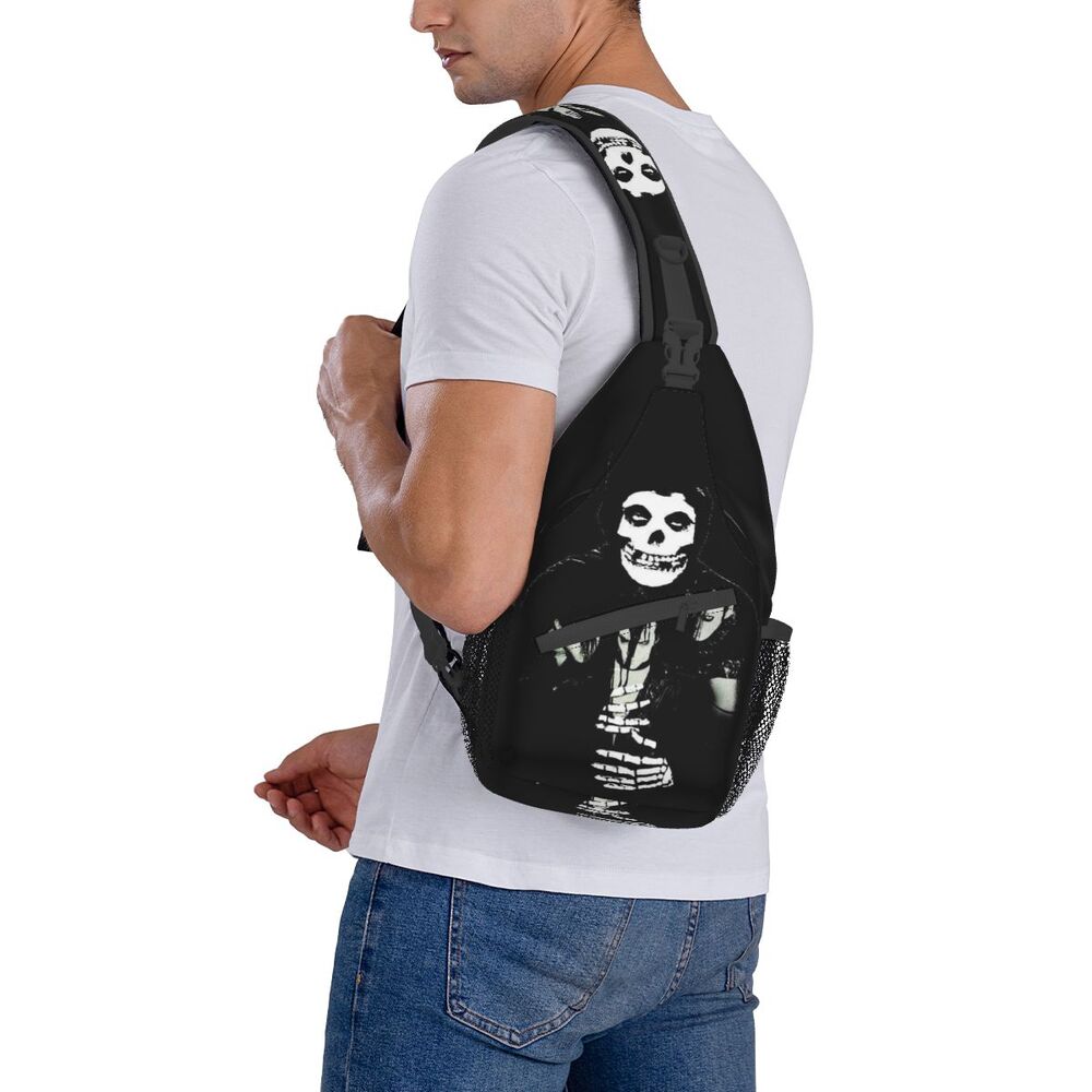 crânio do metal pesado para homens, mochila