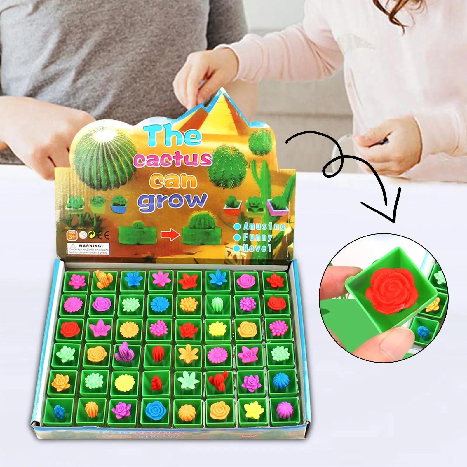 48 Pieces Grow in Water Toys Party Supplies Easter Egg Filler Grow Expansion Plant for Girls Boys Toddler Child Gifts