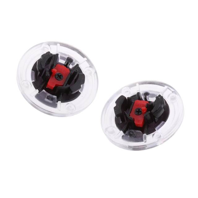 Pair Helmet Screen Lens Mounting Fix Base for Rotate Switch for LS2 Helmet 