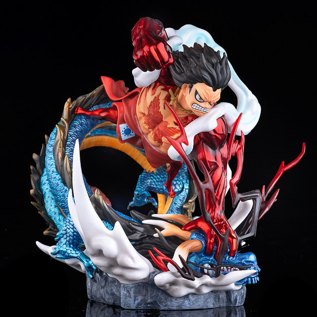 14cm One Piece Anime Figura Wano País Monkey D Luffy Vs Kaido Dragão Luta  Gk Luffy Pvc Tamanho Grande Figura de Ação Toy Model - AliExpress