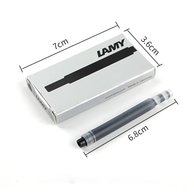 Schwarze t10 Einweg-Füll federhalter tinte 5 teile/schachtel für Lingmei-Stift ohne Kohlenstoff ersetzen Nachfüll-Drops hipping – Detail 6