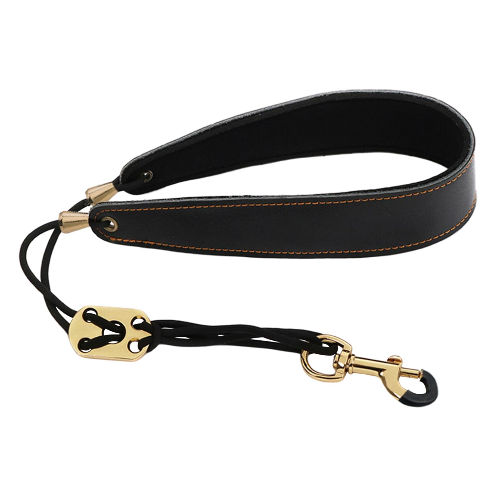 Professional Saxophone Neck Strap Leather Padded Comfortable for Alto Saxophone Tenor Saxophone