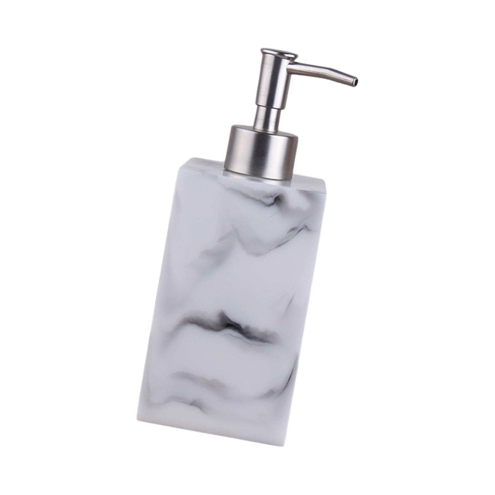 Marble Texture Manual Soap Dispenser Body Wash Dispenser for Home Kitchen