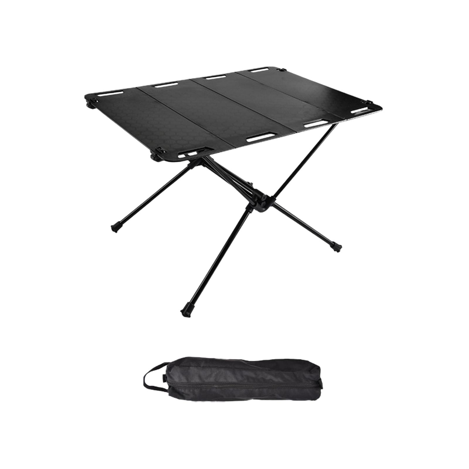 Folding Camping Table, Camping Desk with Hole for Hanging, Outdoor Foldable Table Beach Table, for Backpacking Backyard Hiking