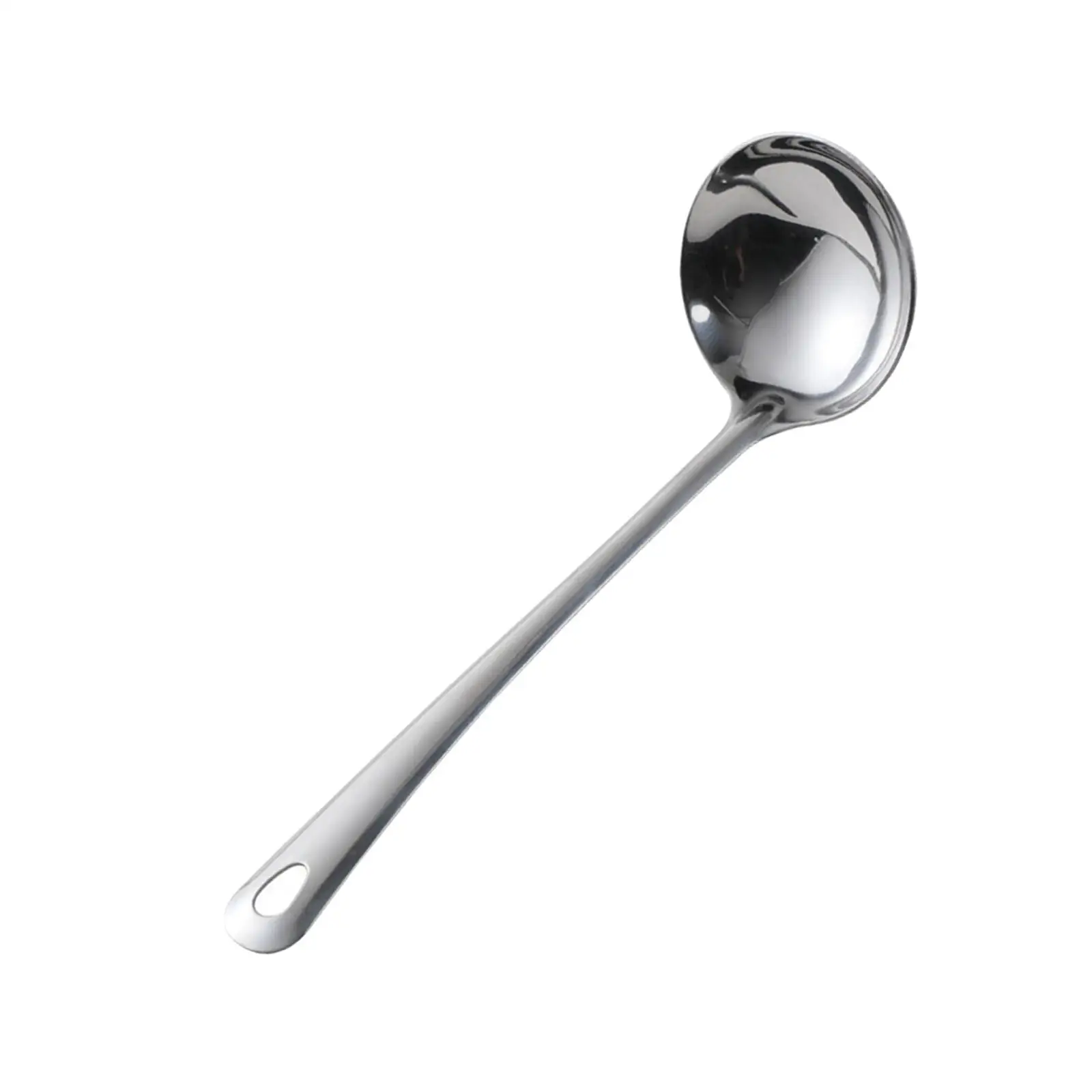 Soup Ladle Spoon Stainless Steel Comfortable Grip Cooking Ladle for Gravy Salad Dressing
