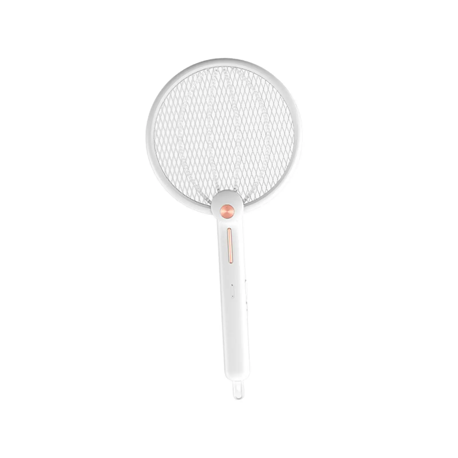 Fly traps Lamp with 3 mesh Handheld 2 in 1 USB Folding Electric Fly Swatter Racket for Summer Indoor Home Office Outdoor