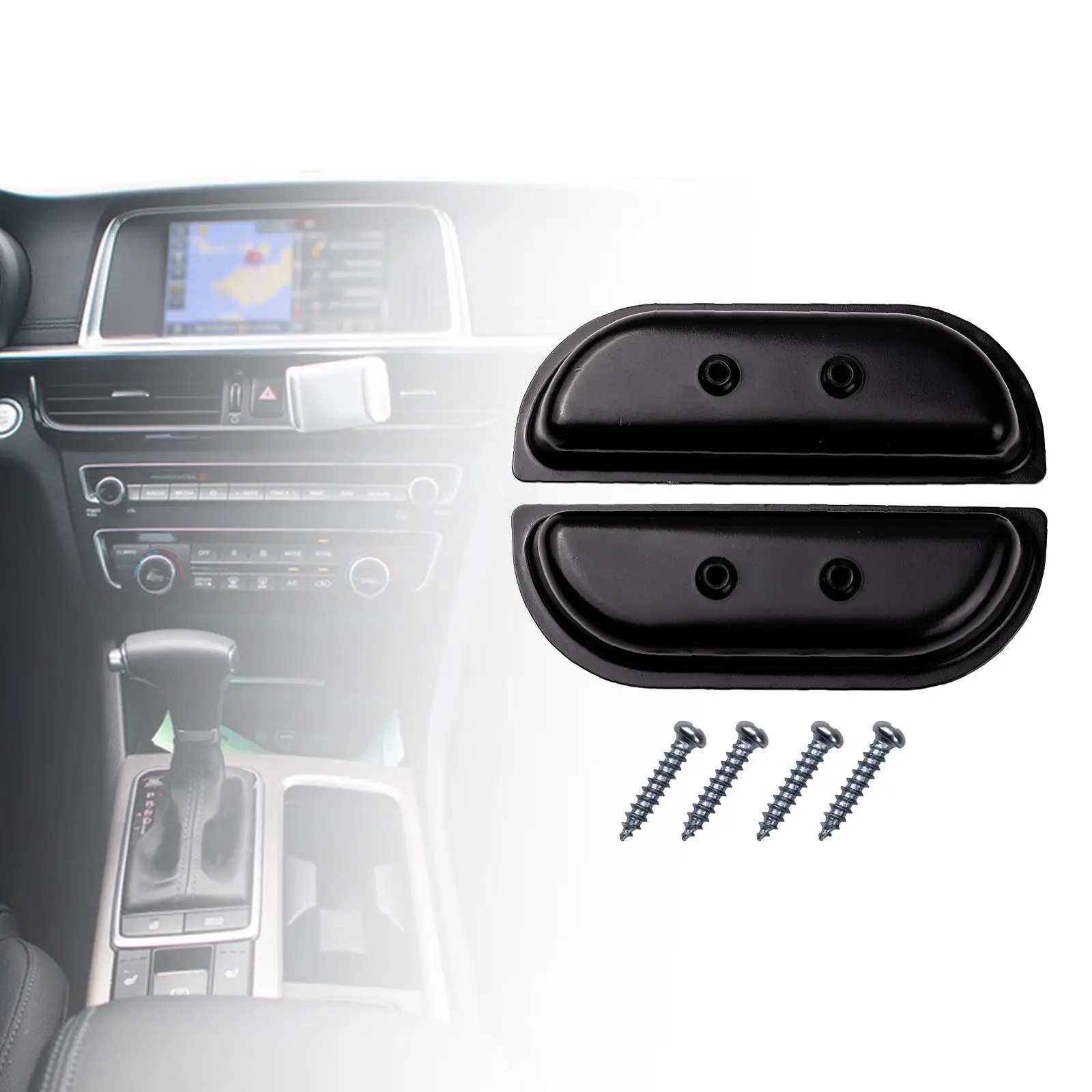 Car Door Panel Arm Rest Cups Easy Installation Professional Black Front Door Panels Armrest Cover for Ford Truck F100 F350