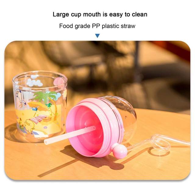 Kids' Cups with Lids and Straws, Whale Spray Drinking Cup Water Spray Cup,  Unbreakable, Durable, Safety-Kids' Water Bottle