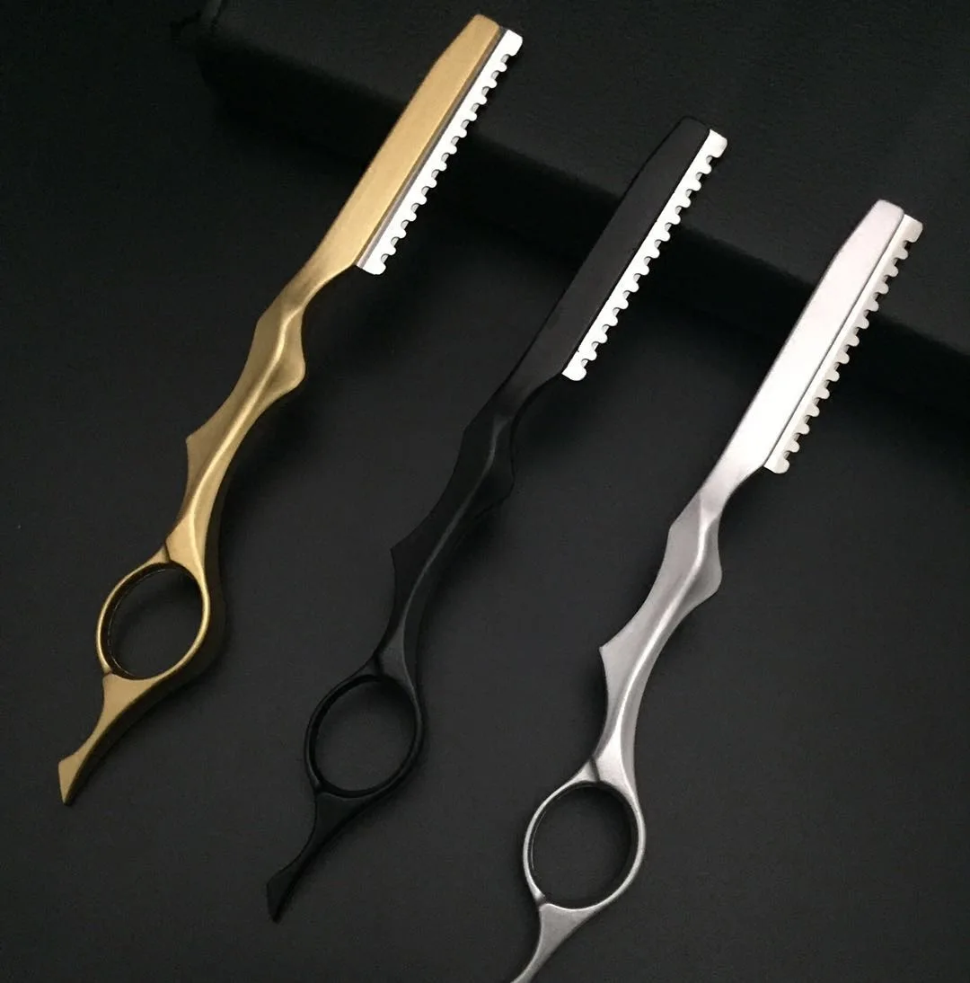 Best of Hair Cutting Knife Thinner Thinning Razor Straight Pro Salon Hairdressing Razor Stick Hair Cutter Rotary Barber Accessories Reviews & Tips