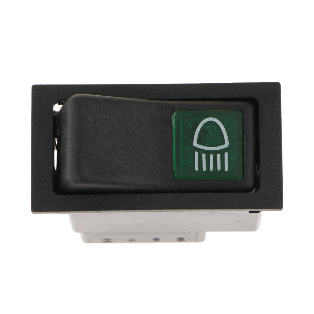 Auto Automotive Bar Rocker Two Button Rocker Toggle Switch For