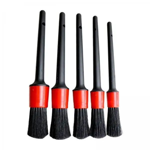 4 Brush Set 5 Different Brush Sizes  Handle   Cleaning Engine,Dashboard,,Wheel,Interior,,Car,Motorcyc