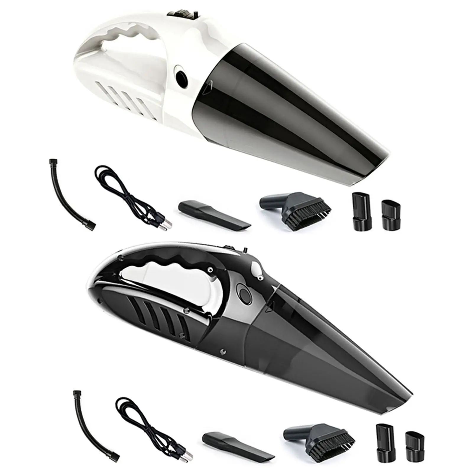 Portable Handheld Vacuum Powerful with 4 Attachments 4500PA Strong Suction 120W Car Vacuum Cleaner for Home Sofa Car Seat