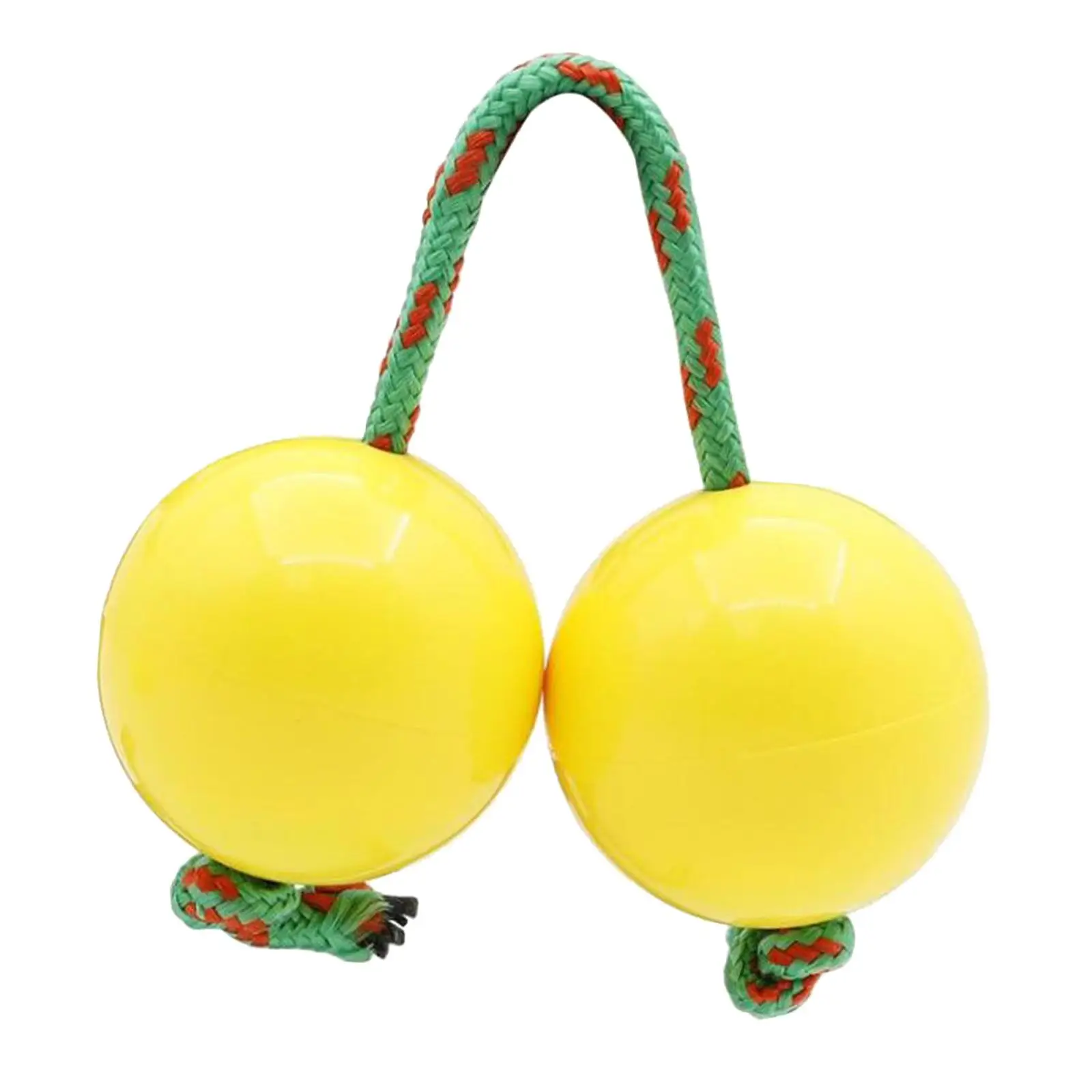 ABS African Shaker Rattle Double Gourd Percussion Hand Shaker Sand Balls