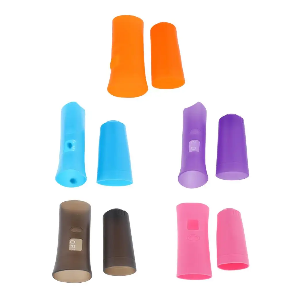 Tooyful 1 Set Silicone Elastic Wireless Microphone Handle Muff Covers Protector for KTV Meeting Stage Accessory