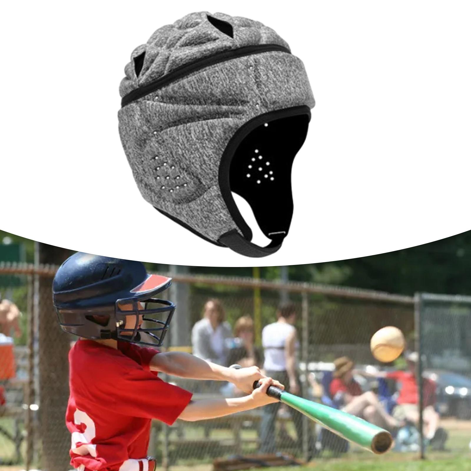 Adults Rugby Helmet Versatile Flag Football Helmet for Soccer Pitcher Rugby