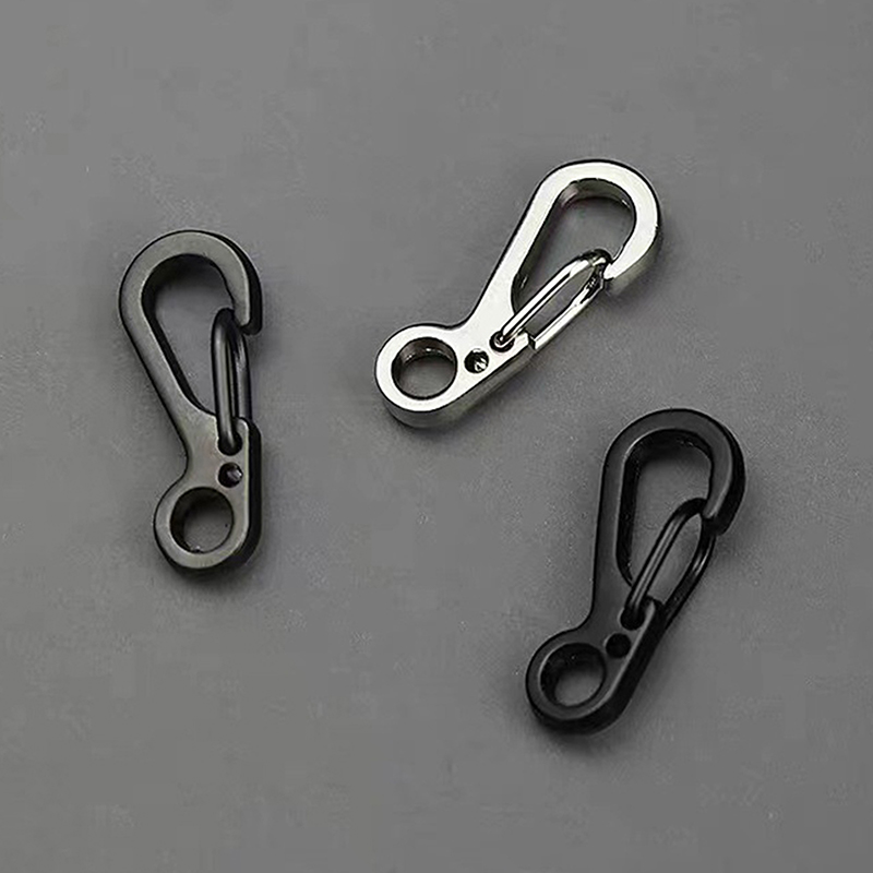 Description Picture 4 of itemLobster Clasp Buckle Keychian Mini Carabiners Outdoor Camping Hiking Buckles Alloy Spring Snap Hooks Keychains Tool Clips