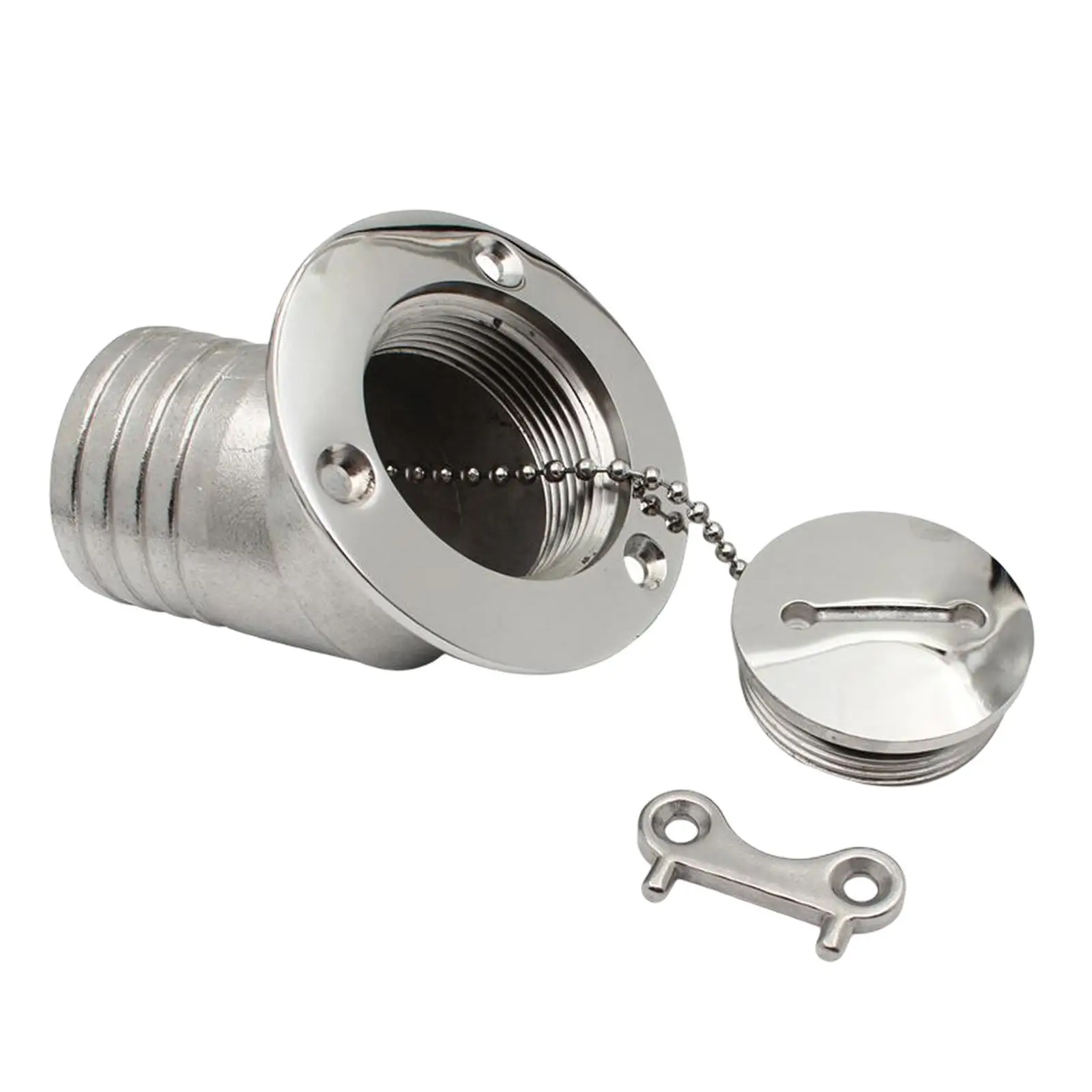 Boat Deck Fill Filler Marine Hardware Universal 316 Stainless Steel Gas Water Deck Fill for Boat Yacht Replacement