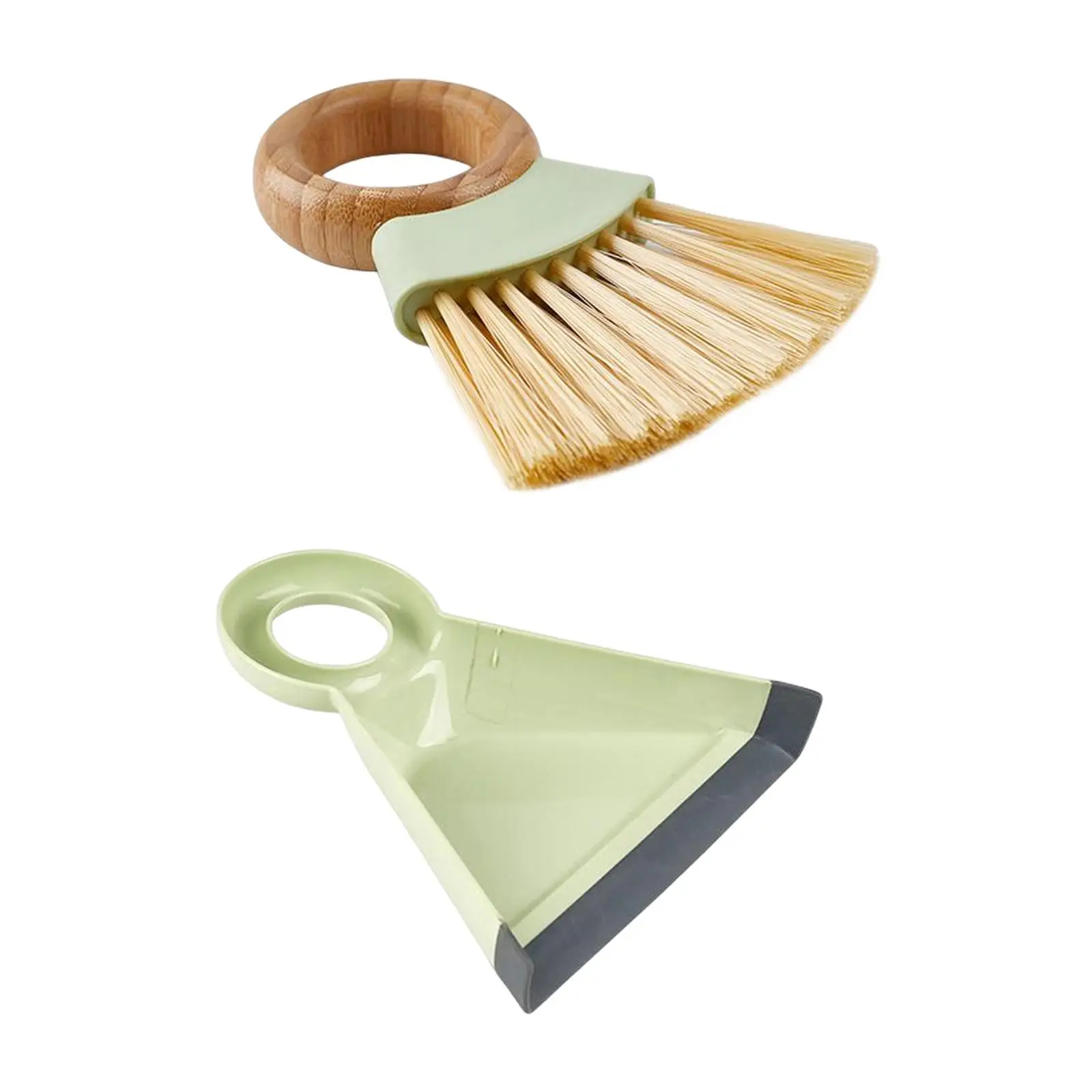 Small Broom and Dustpan Set Handheld Dustpan Brush Broom Cleaning Brush for Cabinet Office Kitchen Countertop Dining Table Sofa