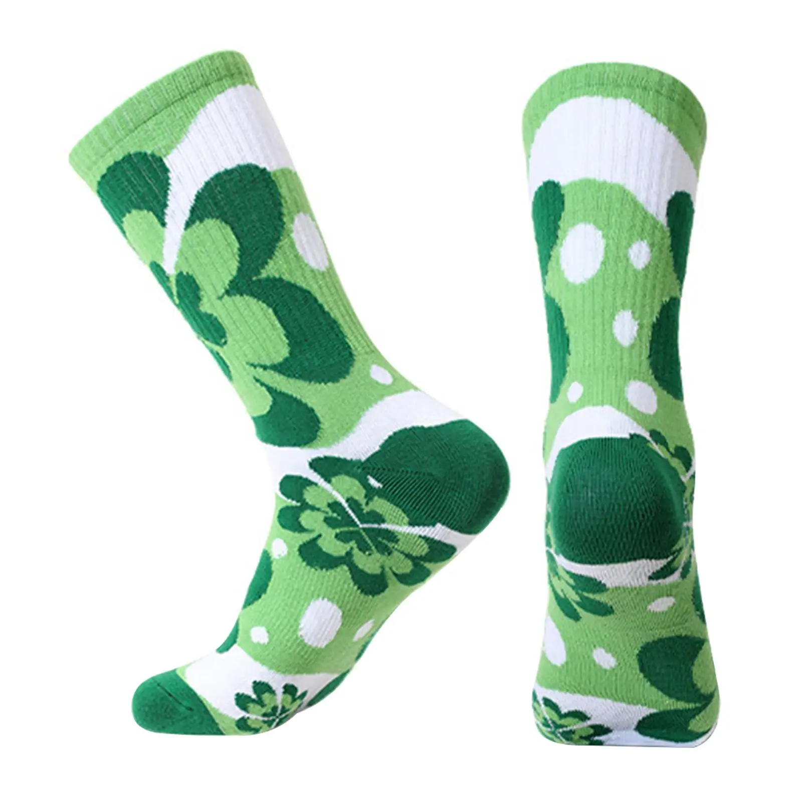Colorful Patterned Crew Socks Novelty Casual Fashionable Dress Socks for Cycling