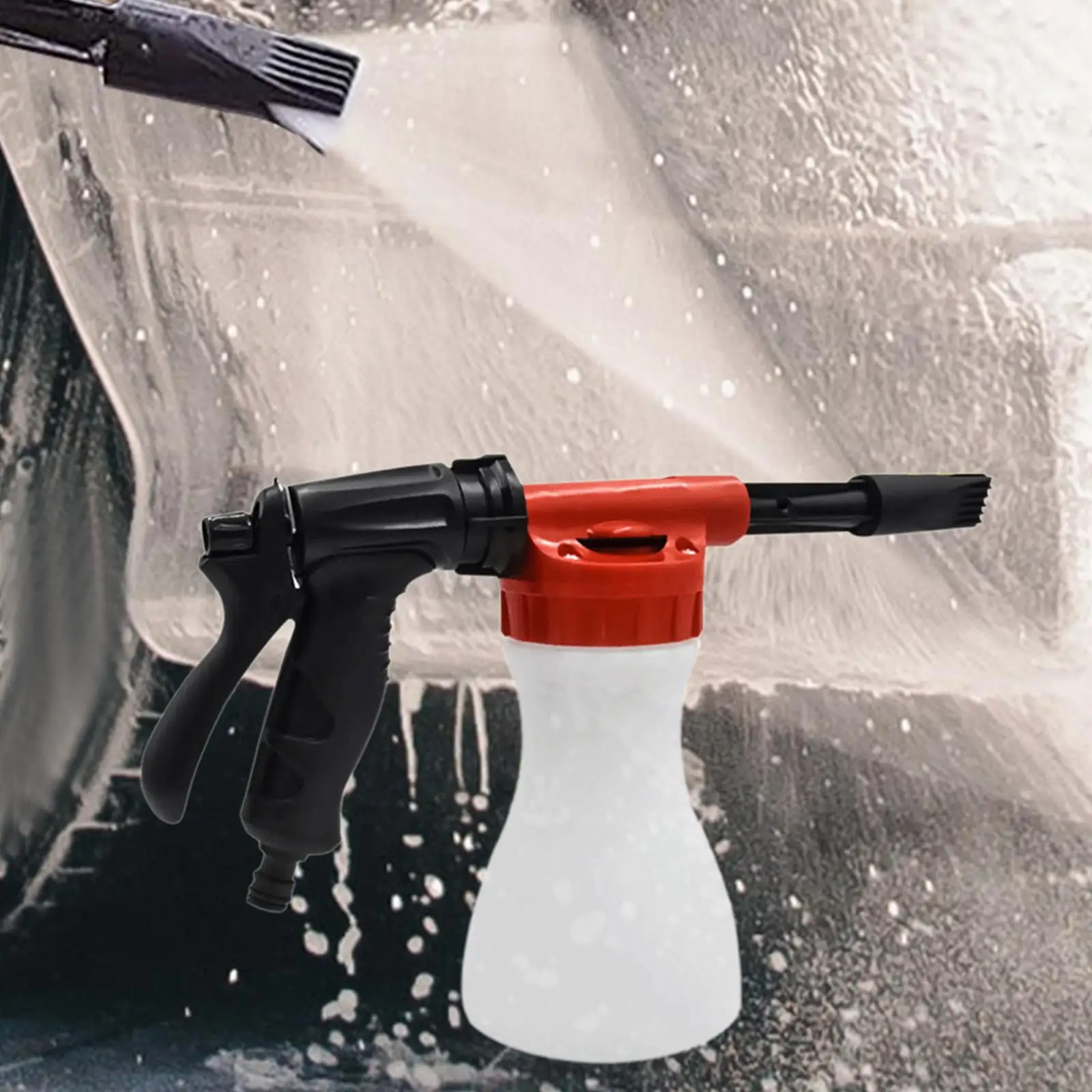 Foam can Foam can Adapter Quick Connector Snow foam Adjustable for Car Detailing High Pressure Washer Garden Hose