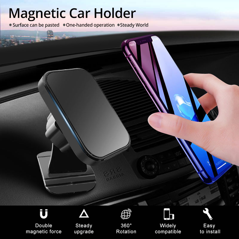 Universal Magnetische Auto Telefon Halter Halterung Ständer für iPhone Samsung Air Vent GPS Unterstützung Auto Halter – Detail 2