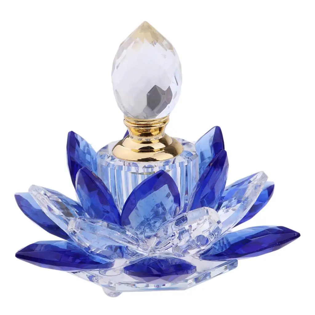 Blue Perfume Bottles Womens Girl Bedroom Accessory Gift 5ml
