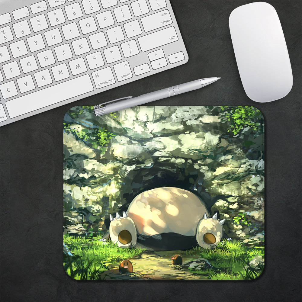 Pokémon Snorlax Design Pattern Game Mousepad, Tapete